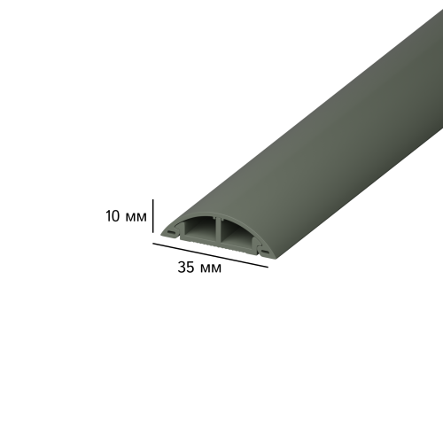 35х10 мм AGIS Profile Cерый бетон