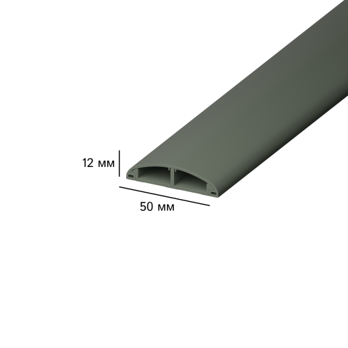 50х12 мм AGIS Profile Cерый бетон