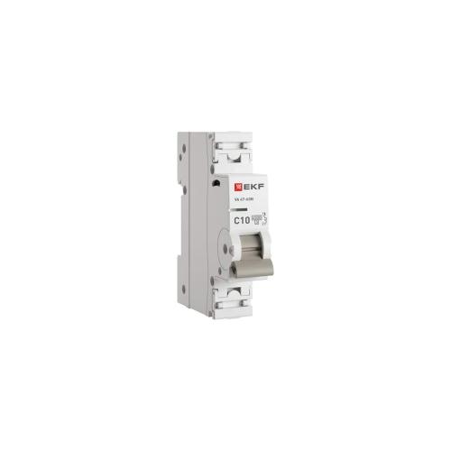 Авт. выкл. 1P 10А (C) 4,5kA ВА 47-63N EKF PROxima M634110C