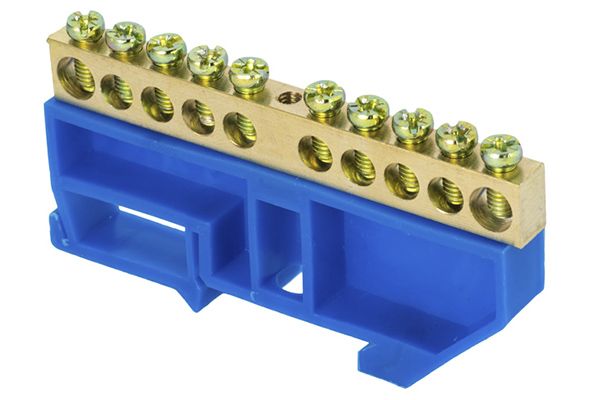 Шина "0" N в комбинированном DIN-изоляторе